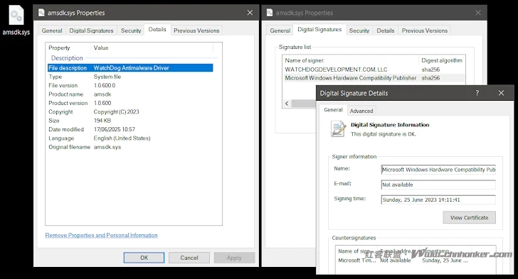 Silver Fox 利用 Microsoft 签名的 WatchDog 驱动程序部署 ValleyRAT 恶意软件